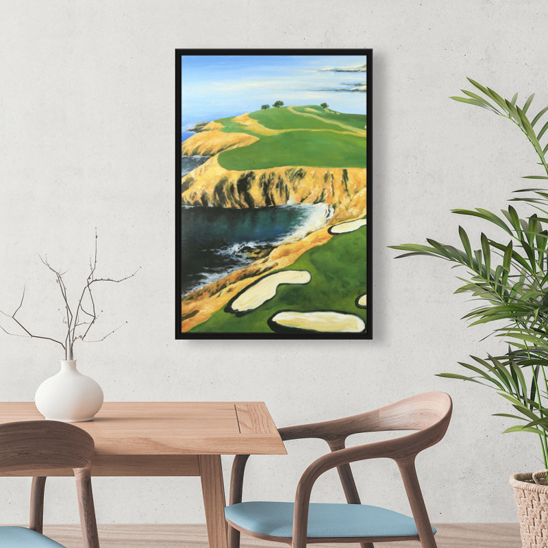 "Pebble Beach Golf Liens" sur toile
