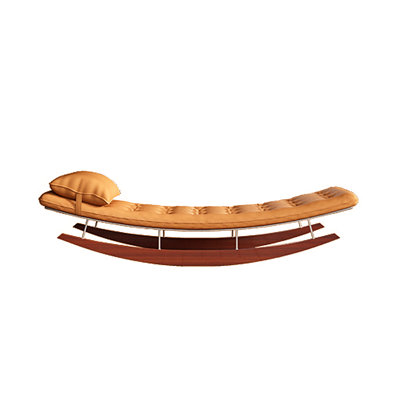 Ergonomic Silicone Leather Rocking Chair Rocking Chair