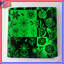 Couvre-lit matelassé à motif floral vert toutes tailles-127458875