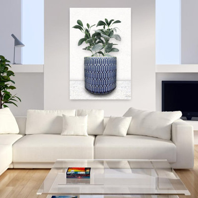 Cool Blue Contemporary Art