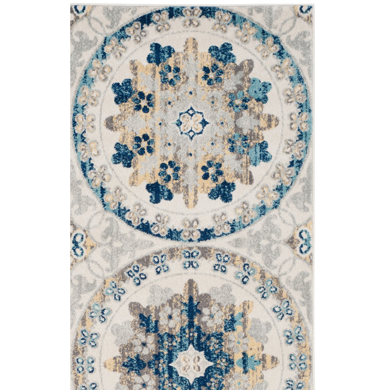 Evoke Performance Geometric Rug, Rectangle 5'1" x 7'6"