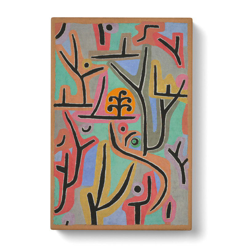 Park Scene by Paul Klee - Wrapped Canvas, 50cm H x 35cm W x 3cm D