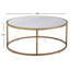 Table basse ronde en marbre Aughnaholle