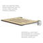 Banc de douche pliable SlimLine