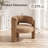 Modern Upholstered Barrel Dining Armchair-568096096