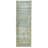 3x8 Ivory and Blue Traditional Runner