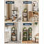 Ensemble de rangement sans pied Superfast, support de tablette d'angle, étagère de coin à 3 niveaux, salon, chambre à coucher, cuisine, 15 po x 10,6 po x 27,8 po