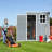 5X3ft Resin Outdoor Storage Shed Kit To Store Patio Furniture-121497873