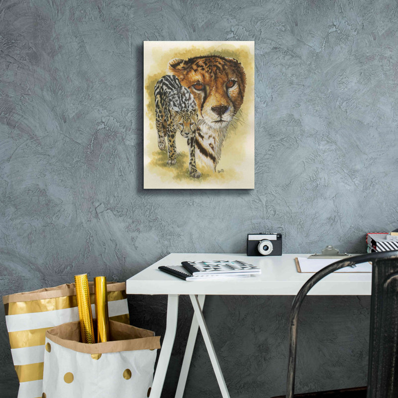 «Eminence» par Barbara Keith, art mural sur toile, H 16 po x l 12 po x P 0,75 po