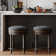 Vicissitudes Solid Wood & Mdf Walnut Bar Sets(Long Bar Table & Barstools(Set Of 2) & Swivel Barstools(Set Of 2))
