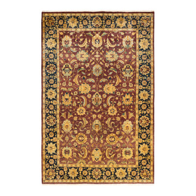 Classic One-of-a-Kind 6' 2" X 9' 4" Hand Knotted Area Rug