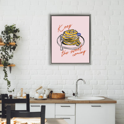 Cadre flottant Keep The Sweet Coming, design par The Prints Vibe