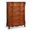Armoire d'appoint cerisier massif et bois manufacturé