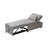 Mykita 74" Long Convertible Ottoman Sofa Bed Sleeper with Tufted Linen Fabric, Pillow, and Casters-839528499