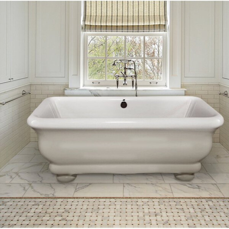 Donatello 66'' L Air Bathtub, Matte Black