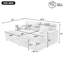 Très grand canapé double méridienne 83,5 po Cloud Couch-1922851880