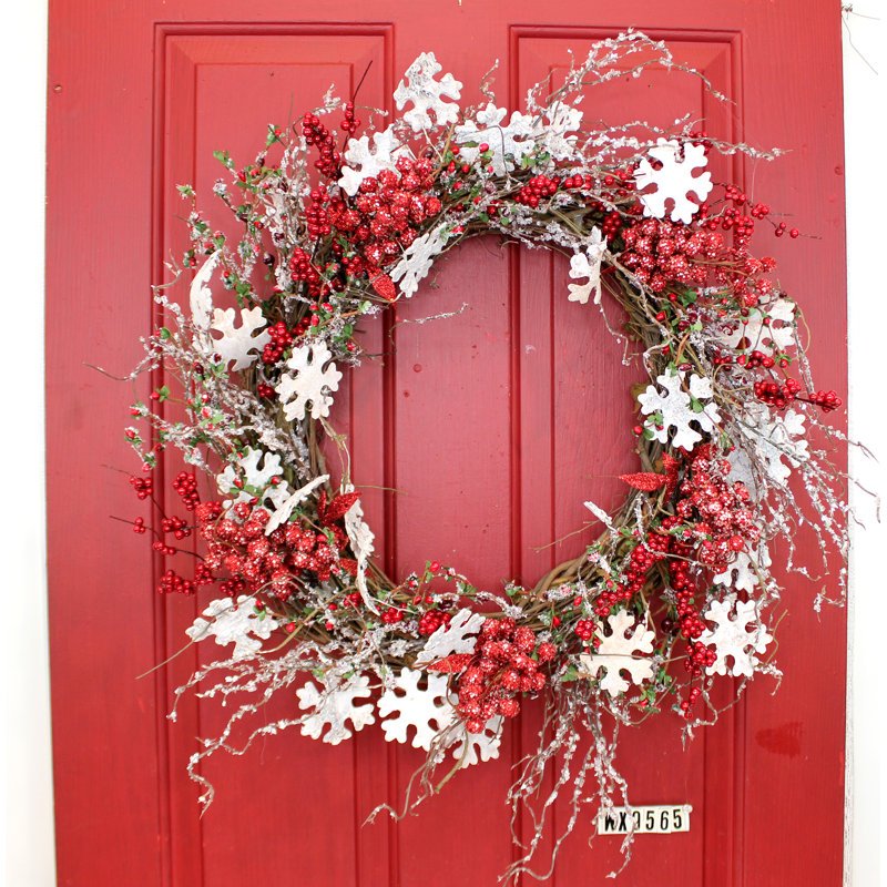 Faux Berry Silk 24'' Wreath