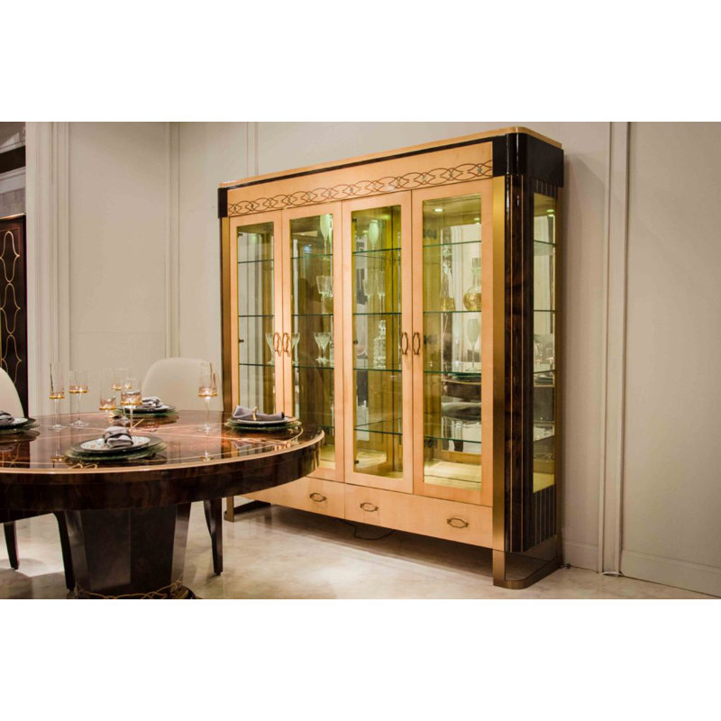 Messina Round Solid Wood Dining Table, 30.7"H x 59.06"L x 59.06"W