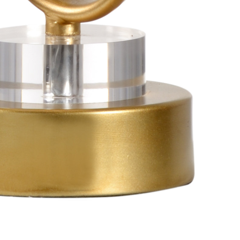 Swirl Metal Table Lamp