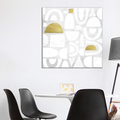 Gold Code I by Nikki Chu - Wrapped Canvas Print
