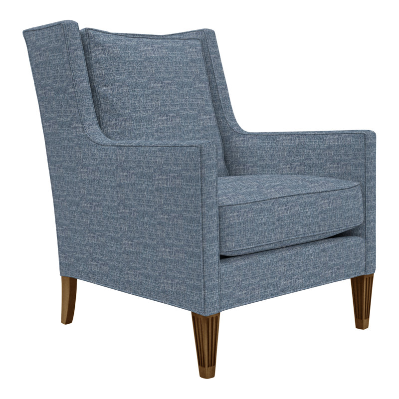 Alec Wingback Chair, No, Impala Linen, Casa Blanca