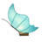  Butterfly Large Table Lamp Sea Blue-1037544325