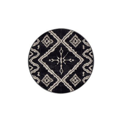 Machine Washable Gray Area Rug
