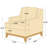 Chatav 31.5In Boucle Upholstered Accent Chair-107175891