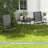 Round Glass Outdoor Dining Table