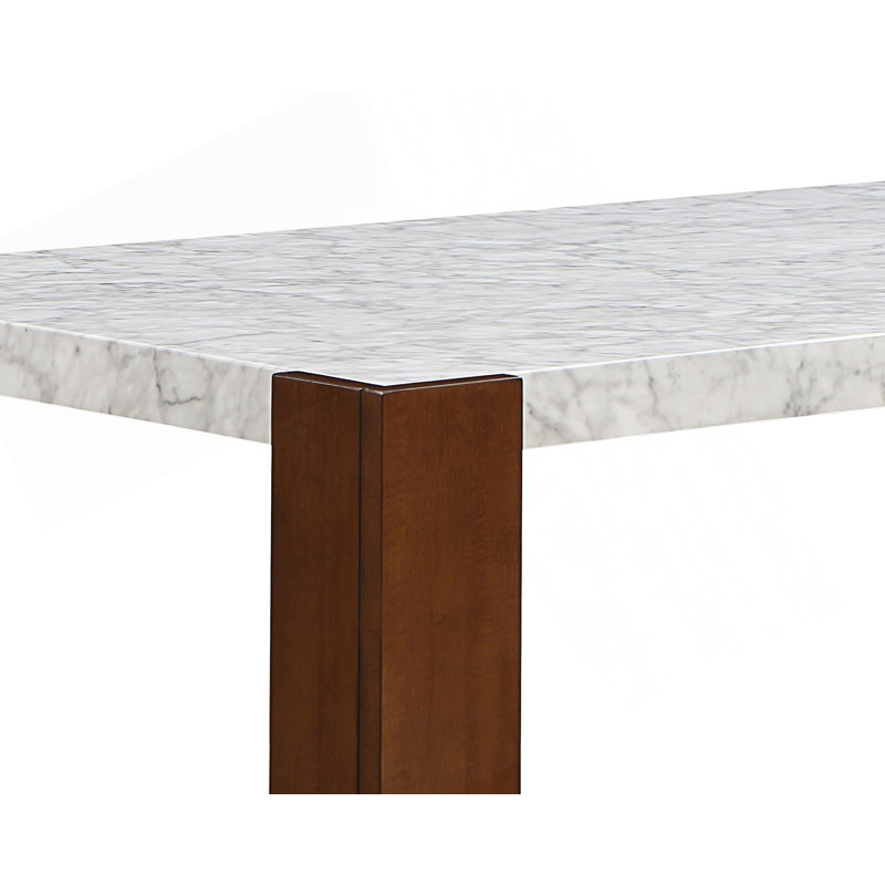 Dining Table With Durable Engineered Stone Top