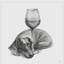 «Wine Is Me II» par Eyre Tarney - reproduction de cadre photo-21968703