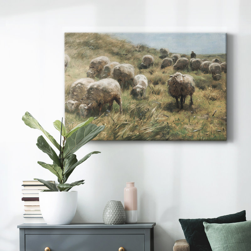 Paysage rétro - MLMLXXV sur toile, H 41 po x l 61 po