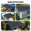 25-Piece Roof Panel Set in Matte Grey Texture for Shed, Garage, and Patio-133208771