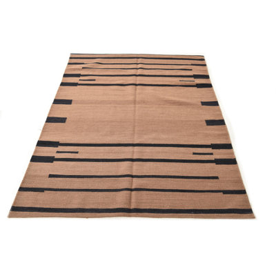 Tapis brun 4 x 6 Pinkerton