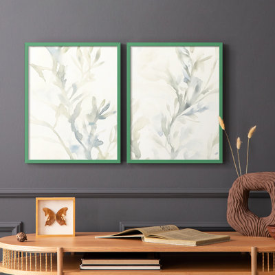Série FLORAL DCxxxi - reproduction encadrée de qualité supérieure - prête à être accrochée - aucun clou requis - aucun clou requis