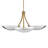 Glenn 3 - Light Steel Dimmable Chandelier-108510857