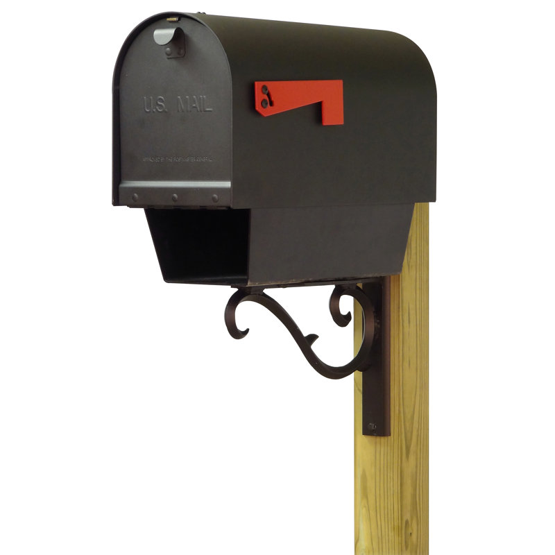 Titan Aluminum Post Mounted Mailbox