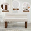 Boucle Upholstered Bench-1565639898