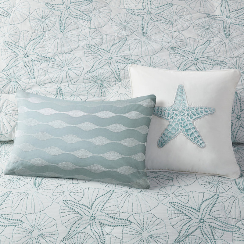 Ensemble de housse de couette mini blanc double / grand