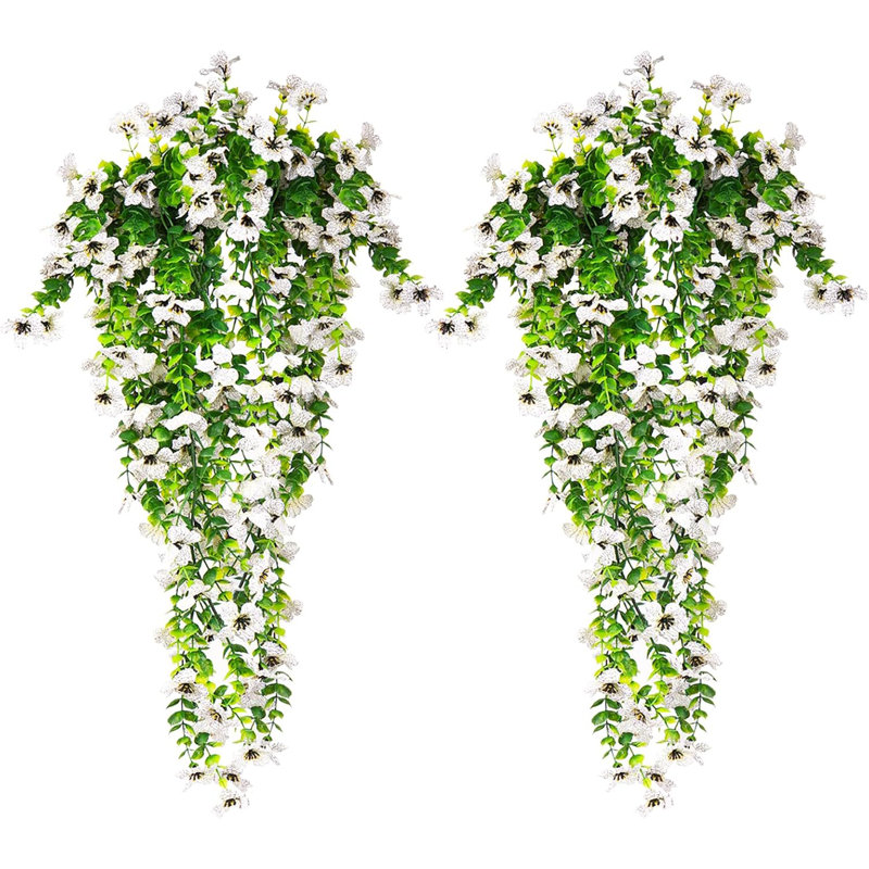 Plastic, Silk Wall Decor, White