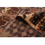 Tapis brun Teimani 3 pi 10 po x 6 pi 10 po