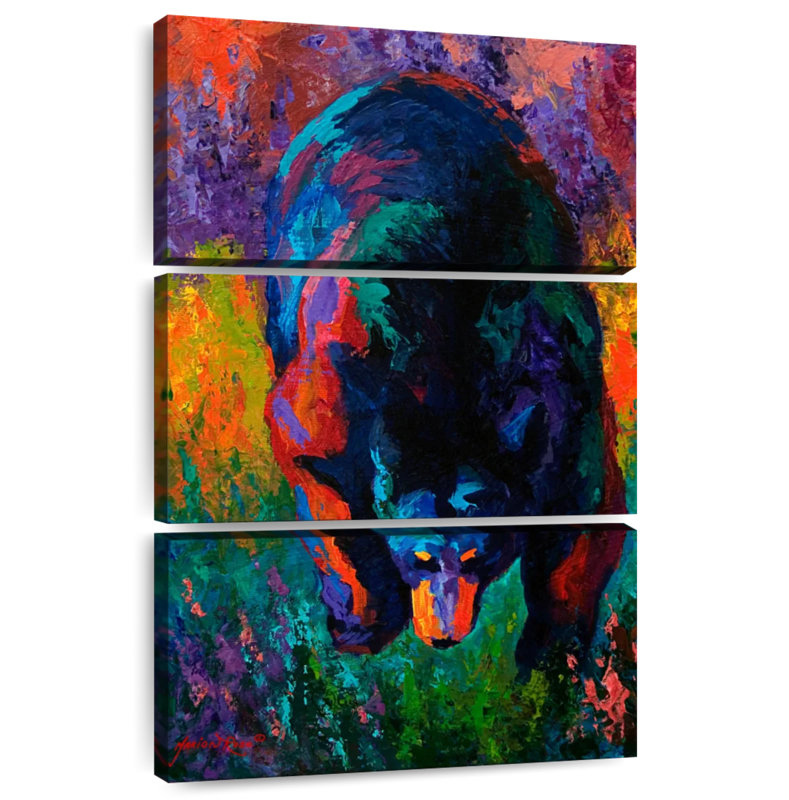 Brampt Grounded Black Bear, 32" H x 20" W