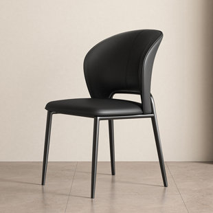 Chaise d'appoint orange à dossier solide (ensemble de 2) (Ensemble de 2)