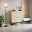 Armoire de rangement étroite pour chaussures