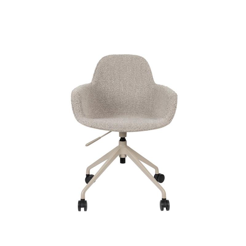 Albert Swivel Task Chair, Brown, Taupe