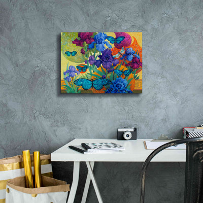 " "Iris Garden" By David Galchutt " by David Galchutt Painting Print