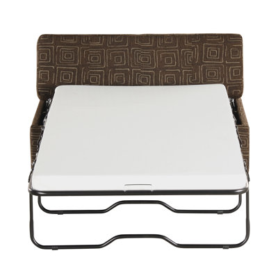 Twin Size Folding Ottoman Sleeper Bed With Mattress Convertible Guest Bed Light Gray -  Wrought Studioâ¢, 705200473C6F41118D8E195140534ABB