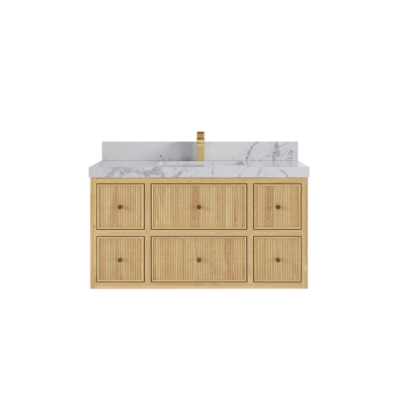 Meuble-lavabo simple 42 po avec plateau Mashelle