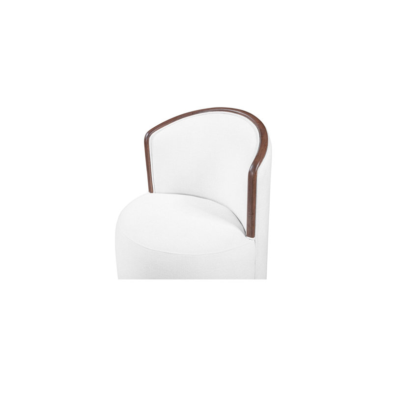 Rossi Swivel Dining Chair Cream, White
