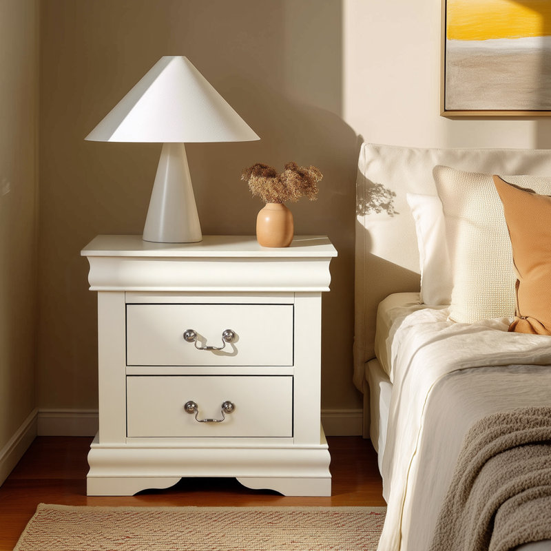 Riverrock 21.25'' W Nightstand, White